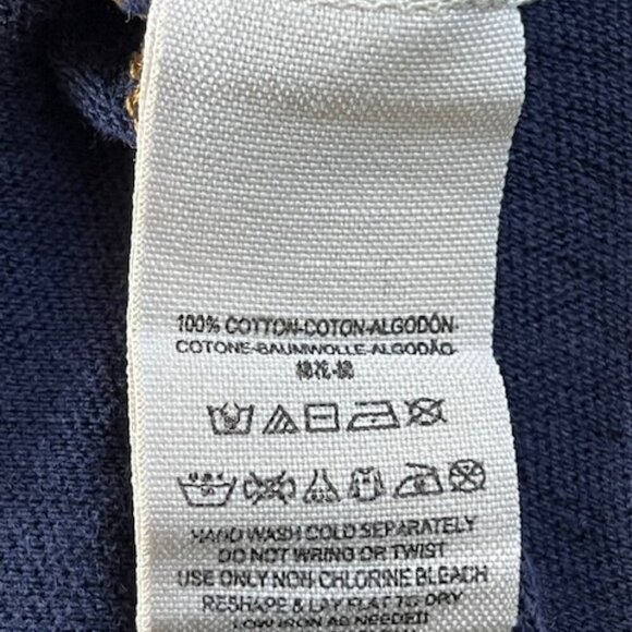 We The Free People Women Top Dallas Henley High Low Raw Hem Blue Stone Buttons S - Picture 14 of 14